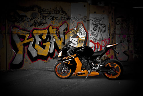 KTM, rc8 r, black, wheels, orange, bike, мотоцикл