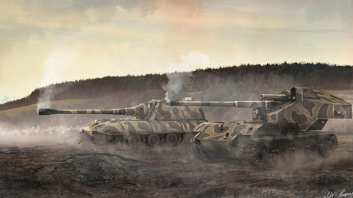 WoT, World of Tanks, Мир танков, танки, Jagdpanzer E 100