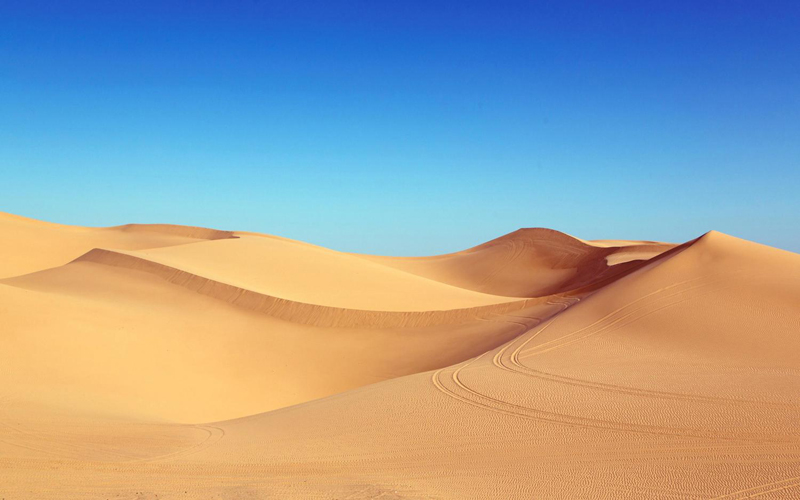дюны, пустыня, песок