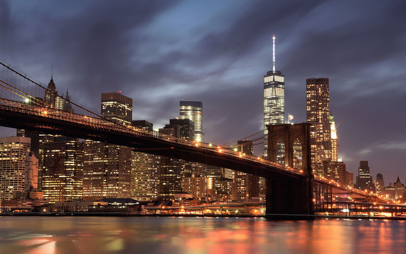 нью йорк, манхэттен, мост, new york, manhattan
