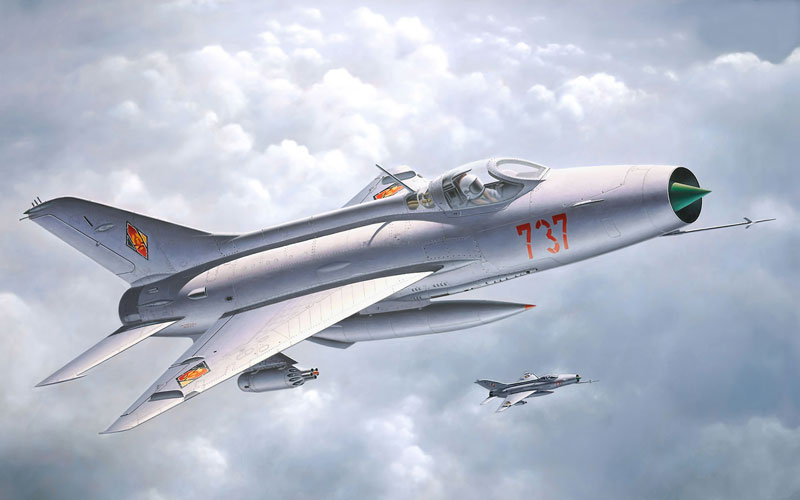 МиГ-21, истребитель, самолет, art