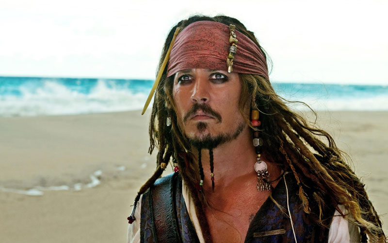 джонни депп, Johnny Depp, пираты карибского моря, джек воробей